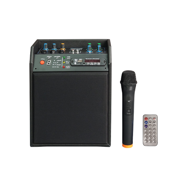 اکو آمپلی فایر قابل حمل 80 وات با میکروفن بی سیم مدل TE-80M